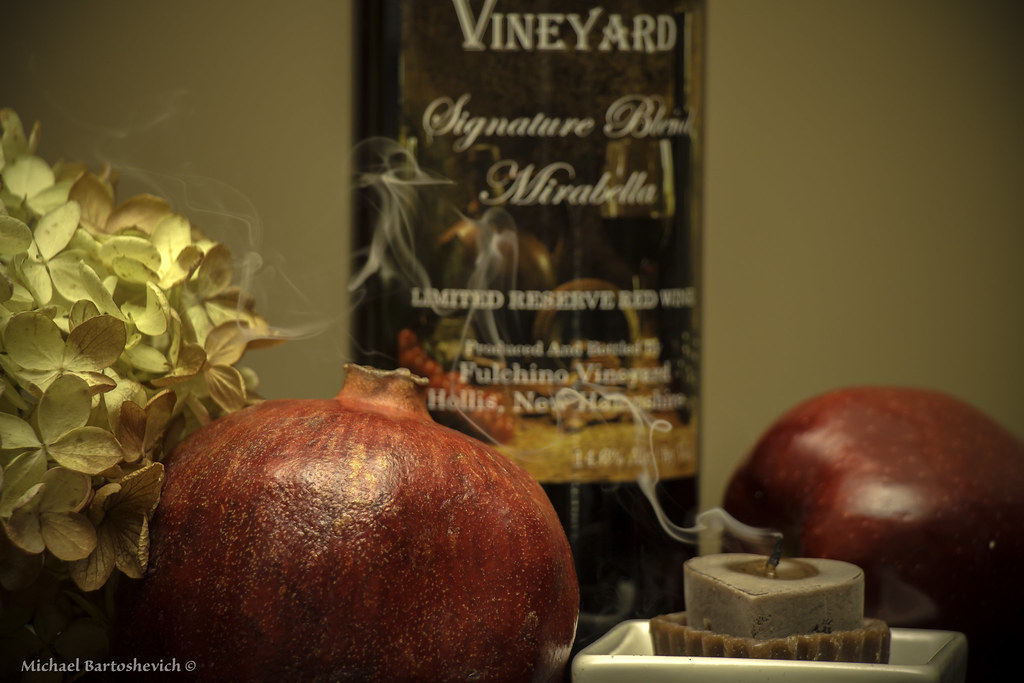 Wine and Candle Michael Bartoshevich Flickr