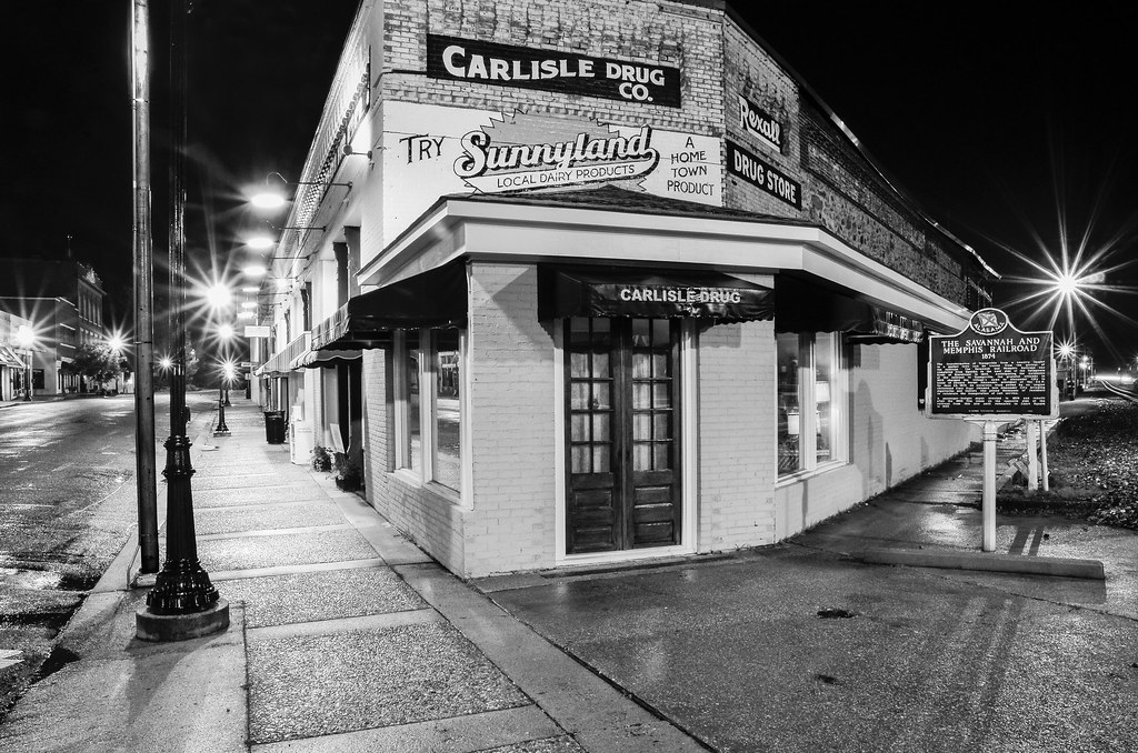 Prominent Corners Carlisle Drug Store, Alexander City, AL Cory