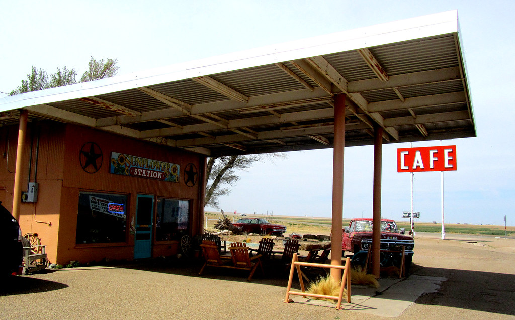 55a Adrian TX Sunflower Gas Station John Hagstrom Flickr