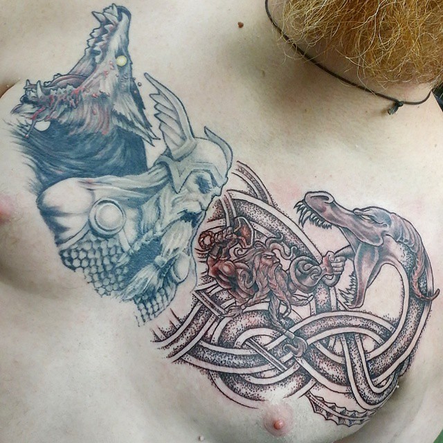 Add To My Brothers Chest Piece #Tattoo #Themightyhorsemant… | Flickr 640_x_640_jpg