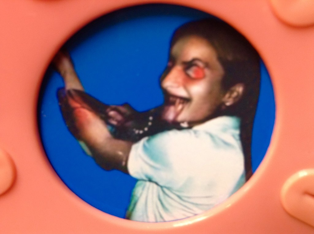 Evil Stick, Demon Girl Cutting wrists Wand Toy Evil Stick,… Flickr