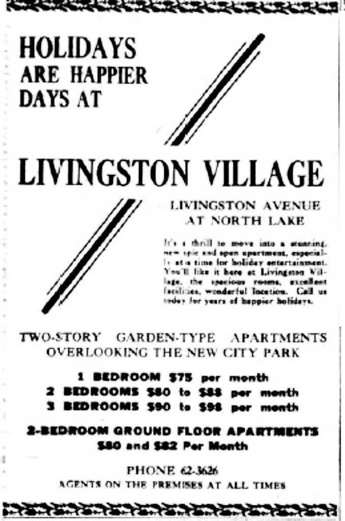 Livingston village apartments 1951 albany ny 1950s Flickr