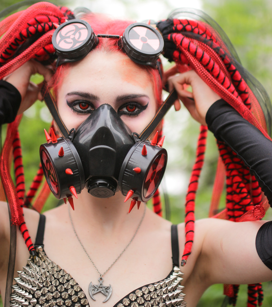 Mask Zombie Girl Mask Zombie Girl Zombie Walk SP 2014