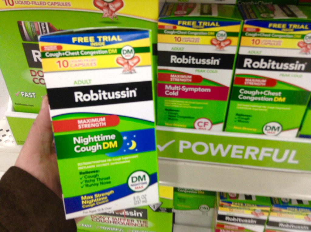 Robitussin Cough Cold Flu Congestion decongestant Relief Medicine a