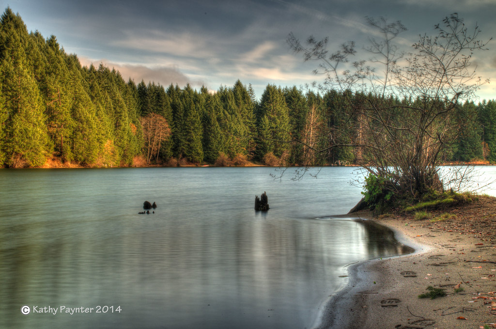 McIvor Lake Campbell River An HDR photo to accent the clou… Flickr