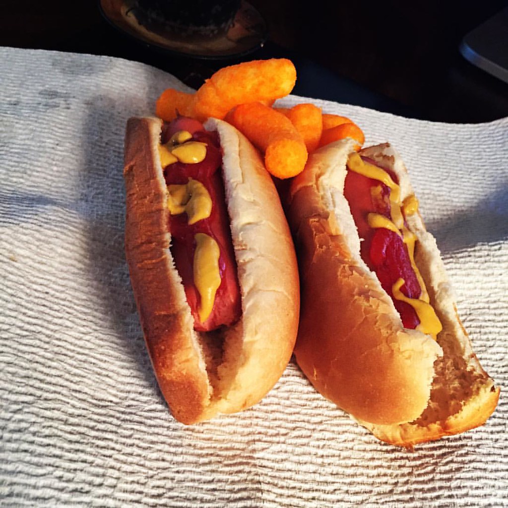 "Yes, we do eat hot dogs in the Fuller household." Flickr