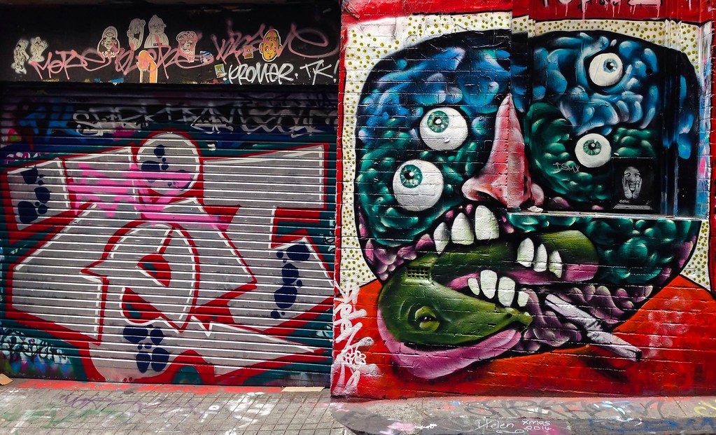 Melbourne CBD. Xmas. Find hundreds more Melbourne street a… Flickr