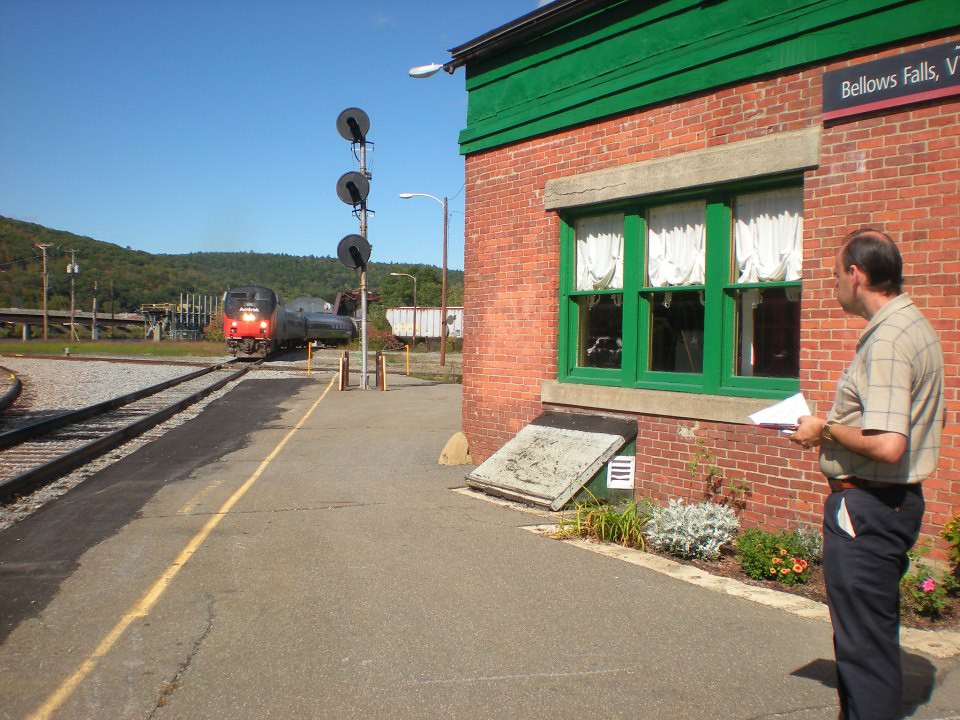 Amtrak Southbound Vermonter With Heritage 156 Bellows Fall… Flickr