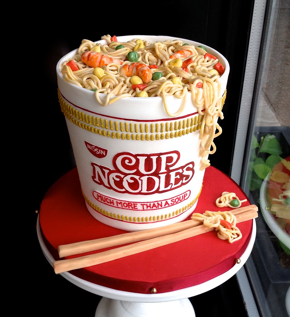 Cup (of) Noodles Cake Sasa Flickr