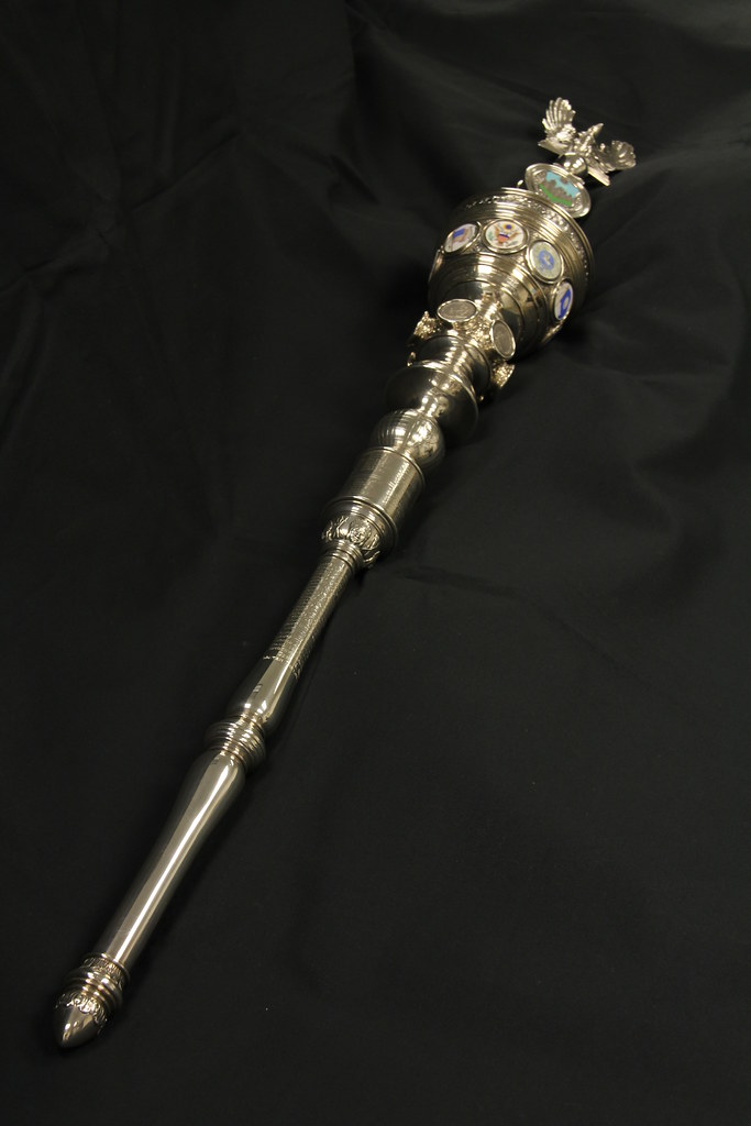 College Mace, 1923 The College Mace is carried by the pres… Flickr
