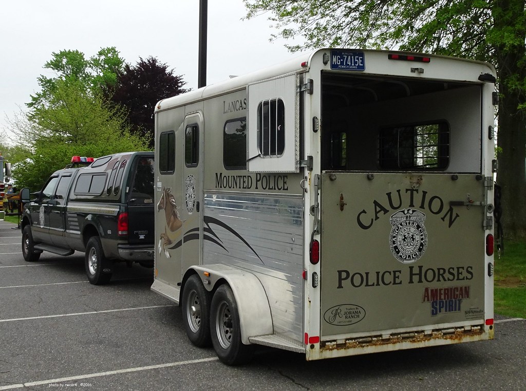 Lancaster PA Police mounted unit trailer (1) rwcar4 Flickr