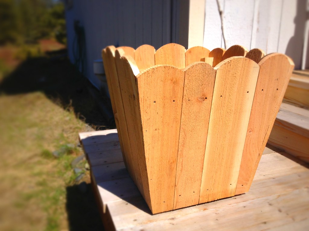 cedar planter box clark Flickr
