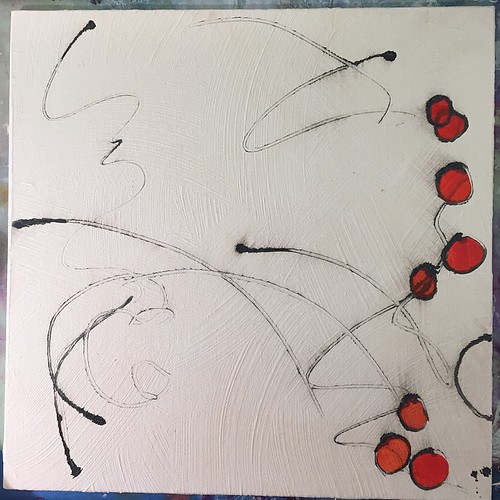 Gesso, ink, Daniel Smith watercolor ground (transparent), … Flickr