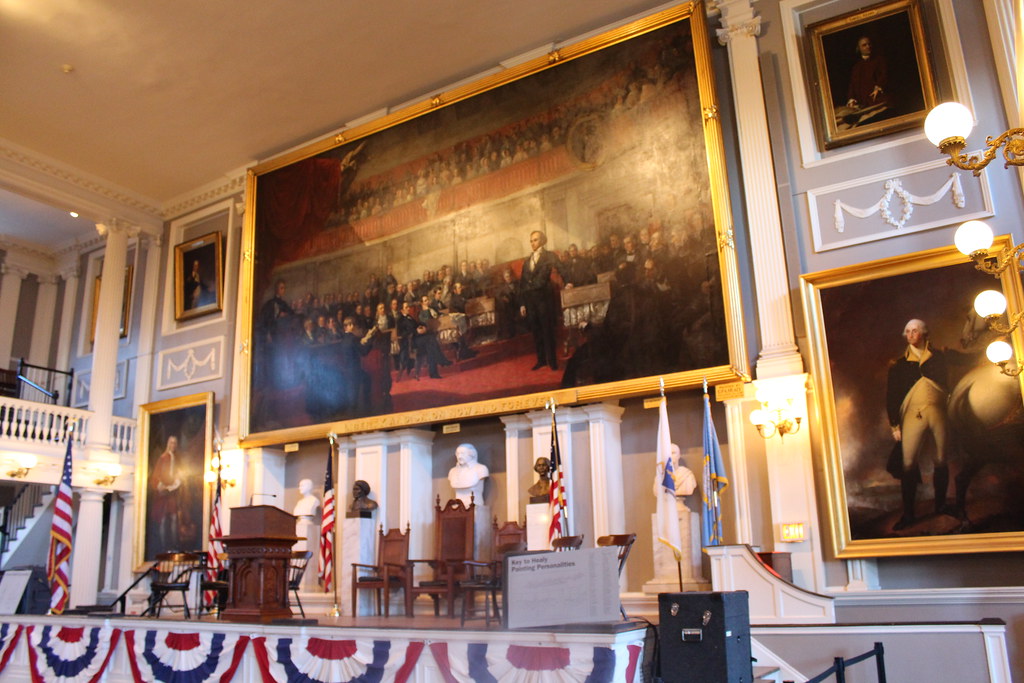 Boston Freedom Trail Faneuil Hall Great Hall ste… Flickr