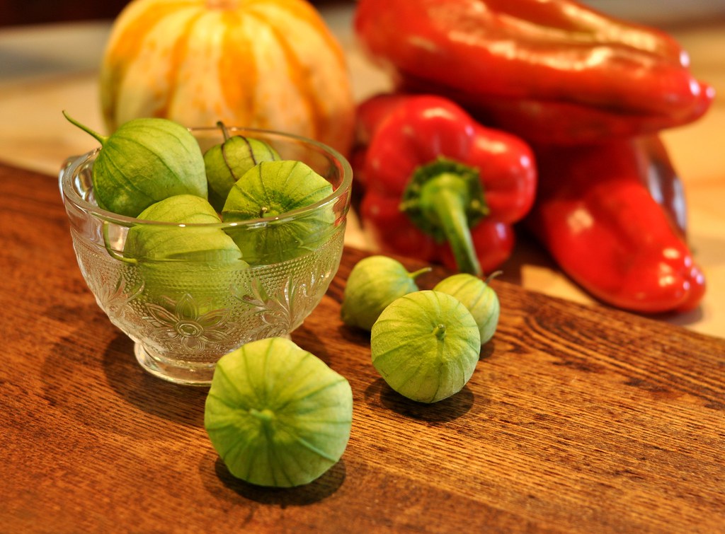 Tomatillo Festival Farmers' market produce brings tomatill… Flickr