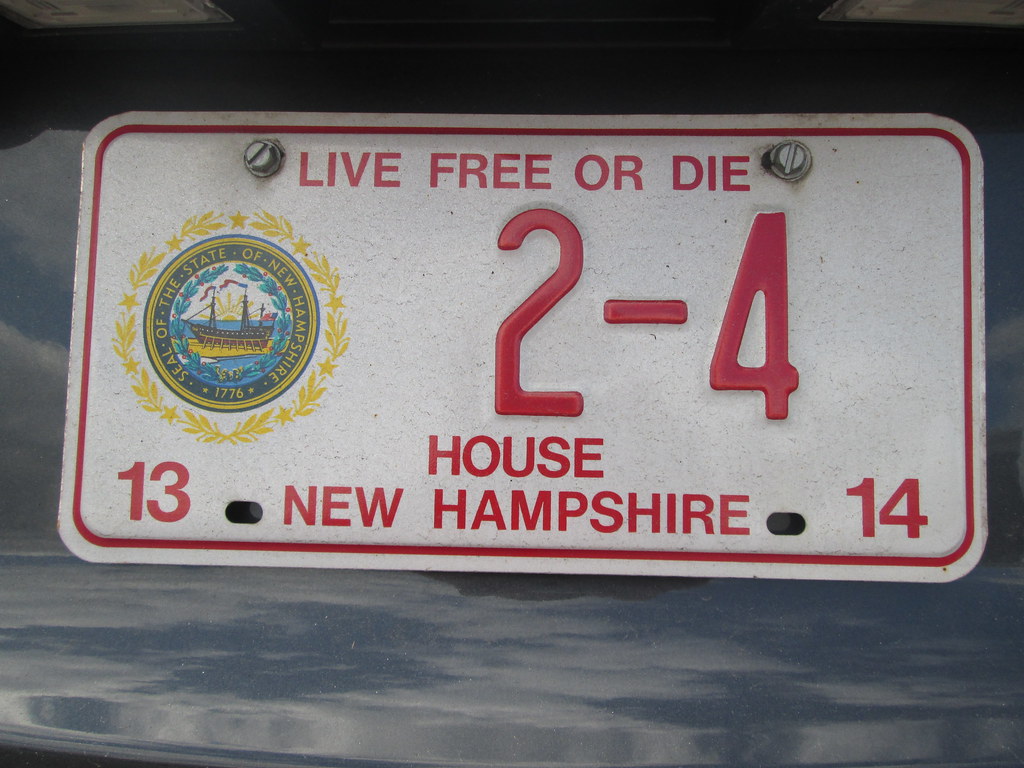 New Hampshire House of Representatives License Plate Flickr