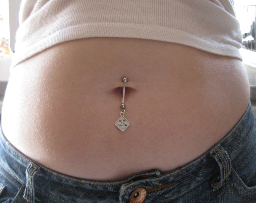 Belly Button Piercing After Pregnancy Maternity Belly