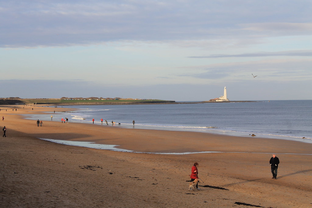 Whitley Bay beach Flickr