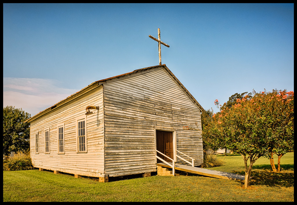 Church, Frogmore plantation, Ferriday Louisiana Claude Trudel Flickr