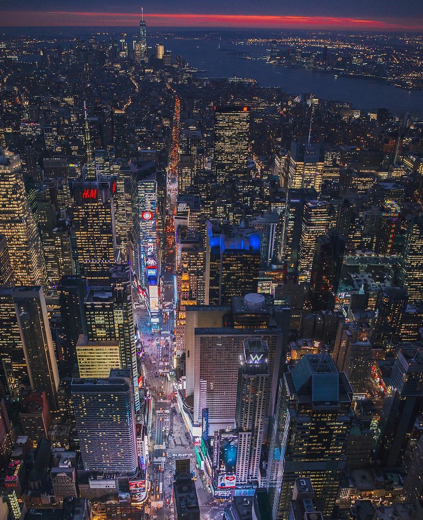 Good Night New York. AerialPhoto By ErwnChow newyorkcit… Flickr