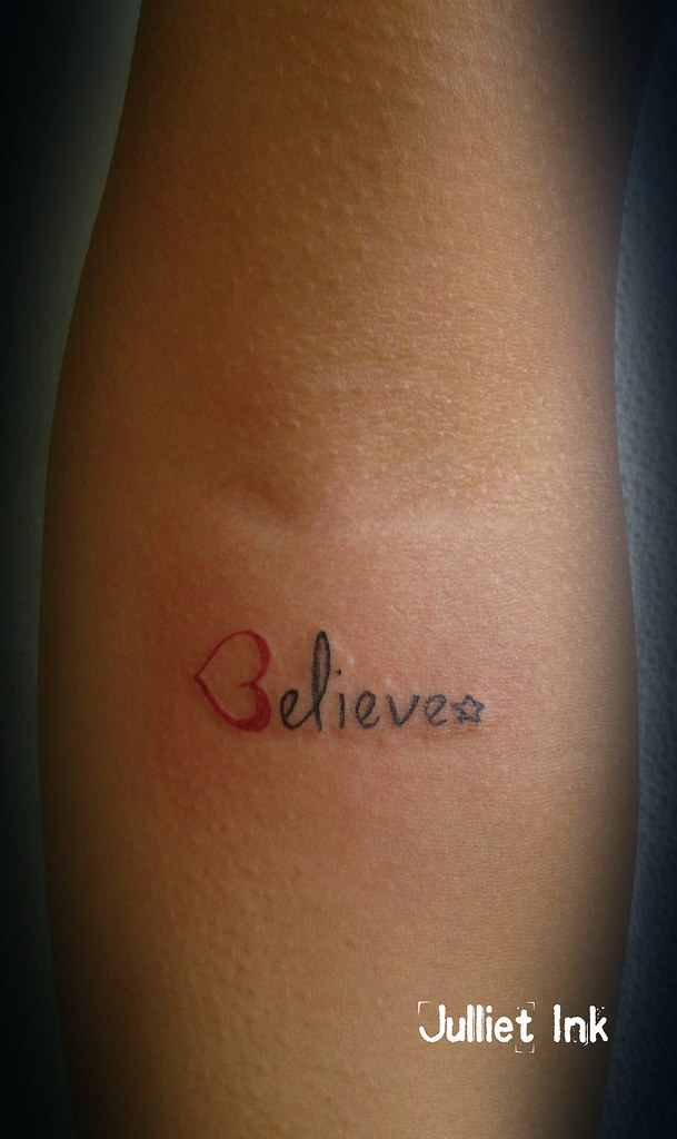 Tattoo Believe | Tattoo Cute Believe | Julliet Ink | Flickr 1024_x_609_jpg