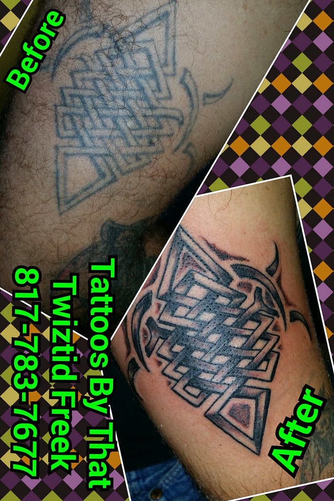 Tattoo repairs done by that Twiztid Freek over at Twiztid