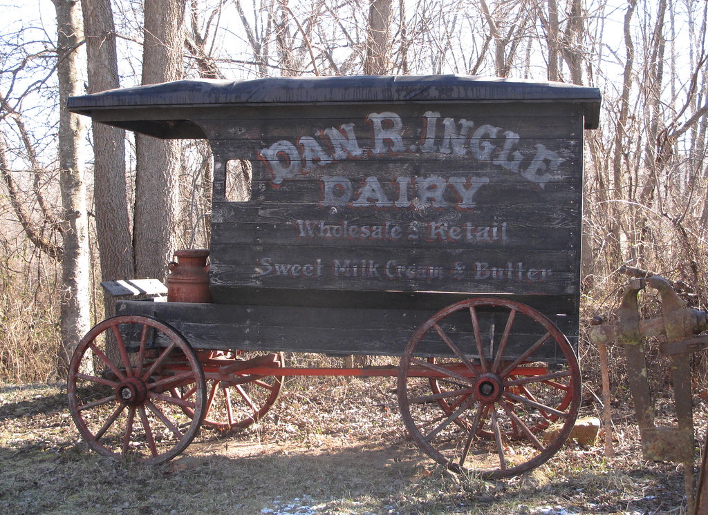 Antique Dairy Wagon, Cook Station (Mo.), 16 January 2015 Flickr