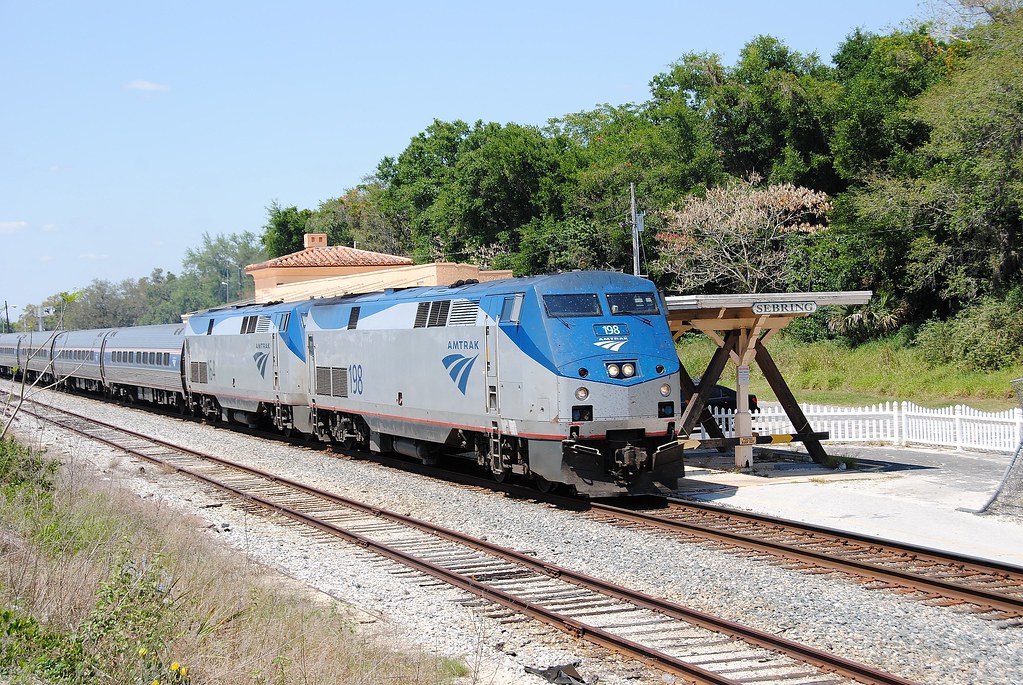 The Silver Star arrives at Sebring Florida. Train 91 Mike Roth Flickr