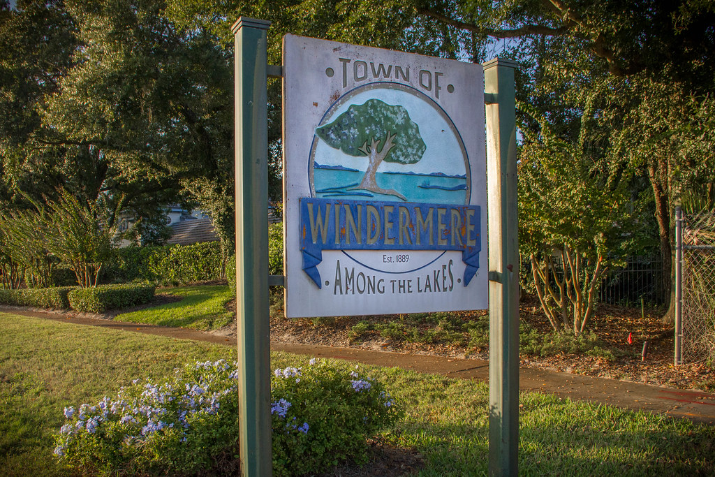 Windermere City of Lakes Sign Windermere City of Lakes… Flickr