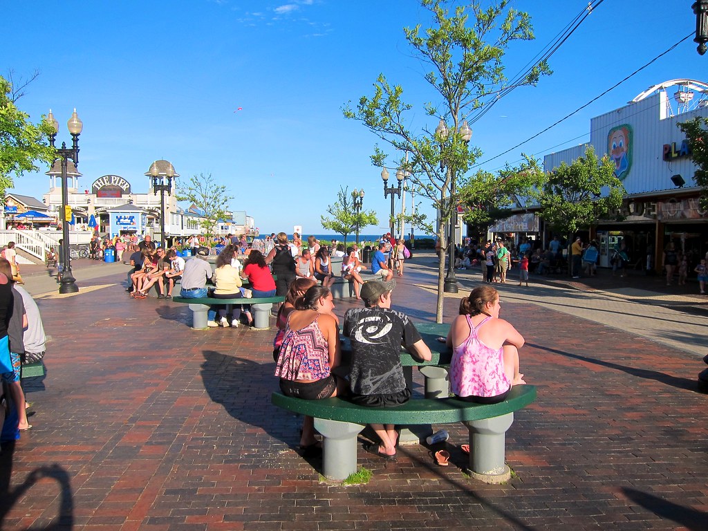 Old Orchard Beach In the central plaza. Joe Shlabotnik Flickr