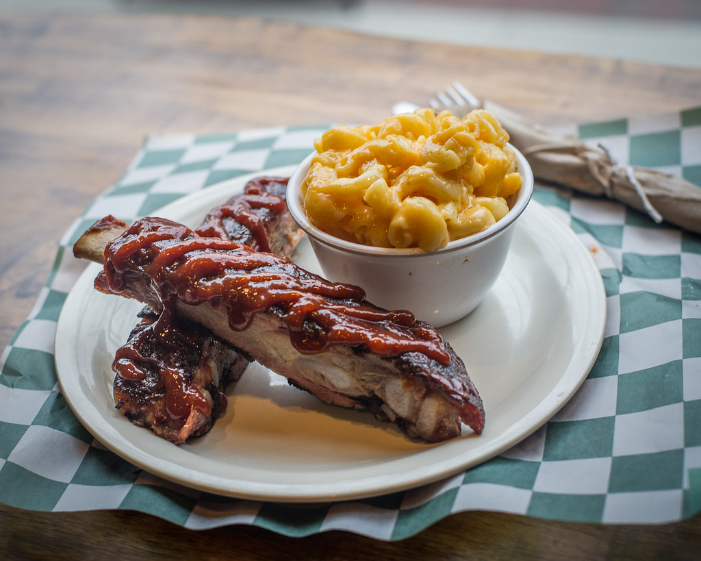 Greetings from Asbury Park, New Jersey BBQ Ribs with Mac &… Flickr