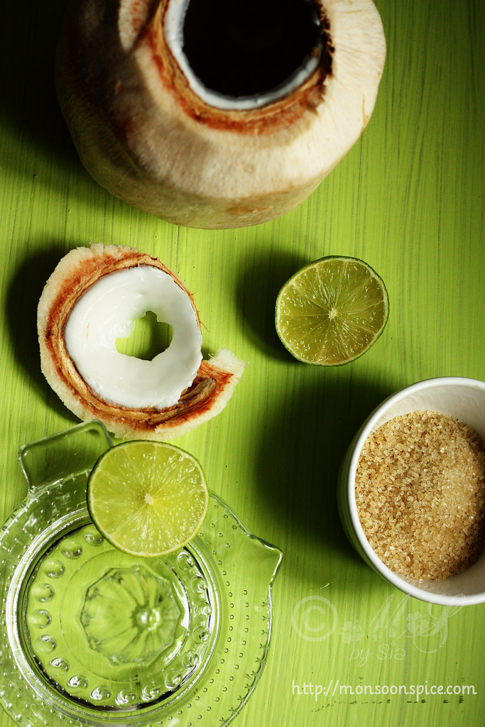Bonda Sharbat Tender coconut lemonade Recipe www.monsoon… Flickr