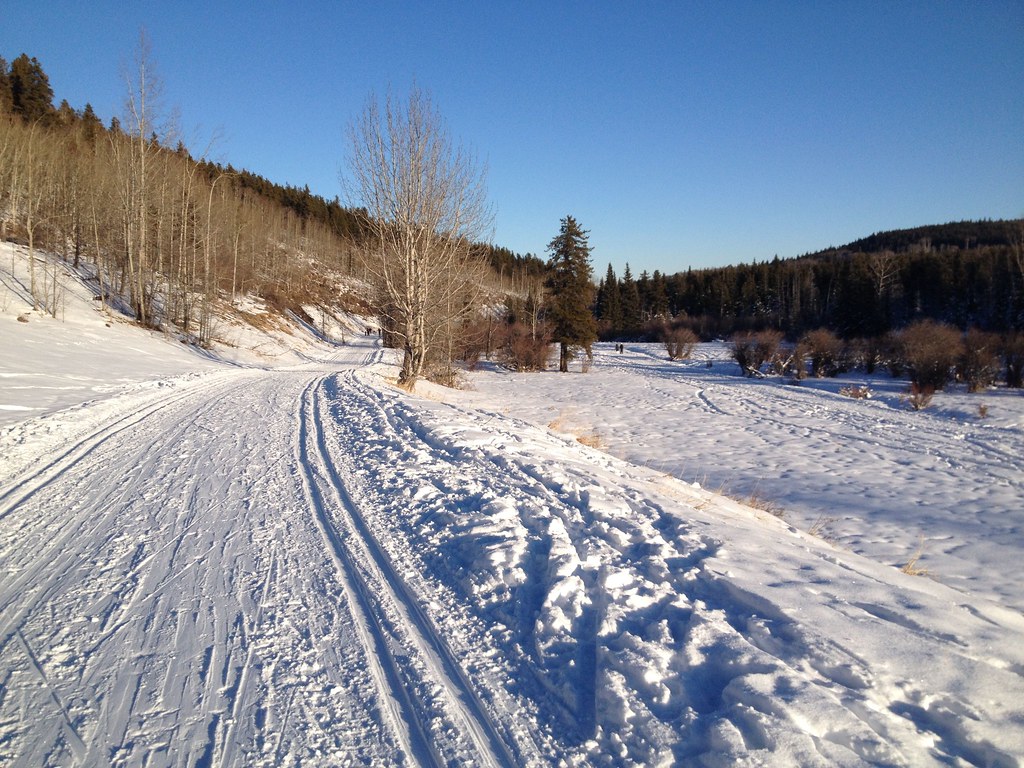 West Bragg Creek Cross Country Ski The trail home Flickr