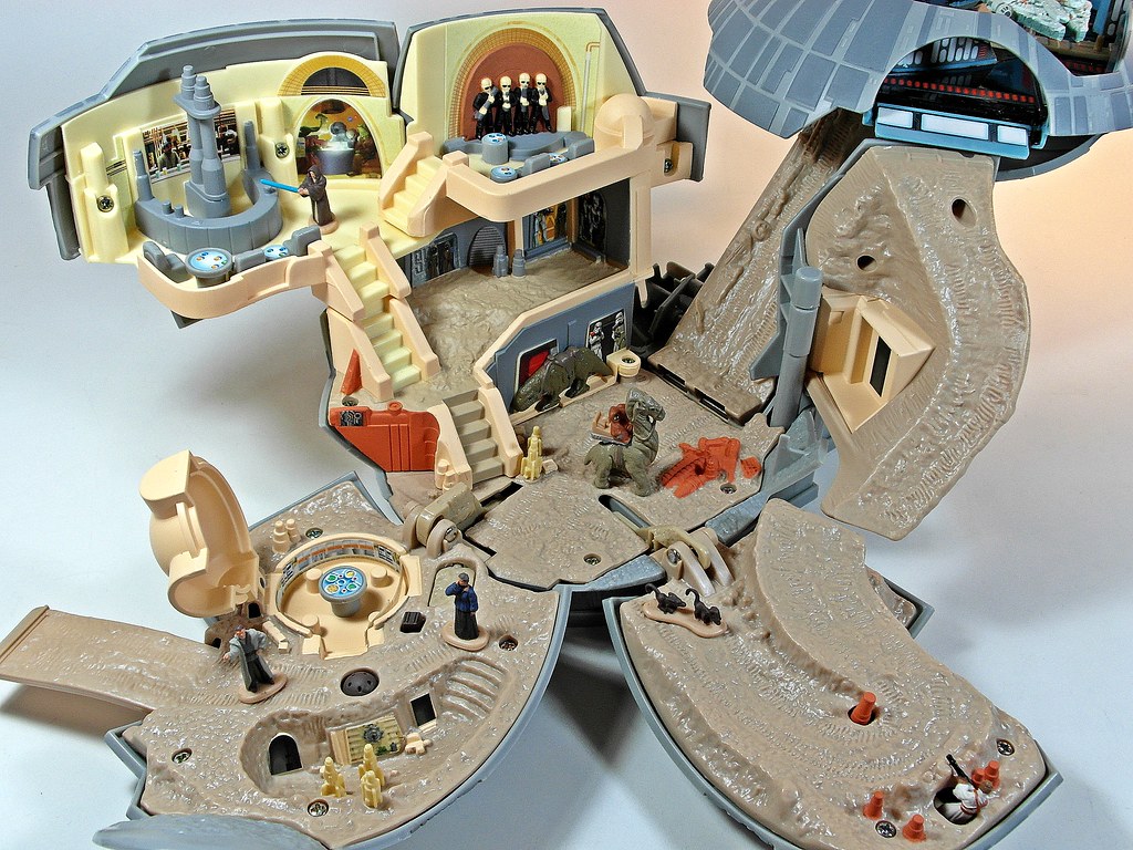 Galoob Micro Machines Star Wars Double Takes Death Star Close