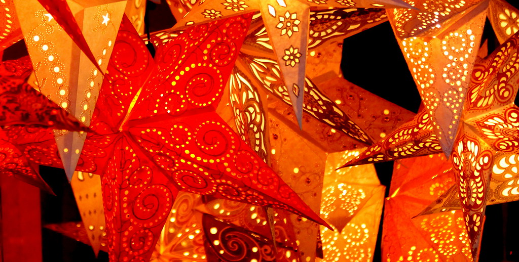 Christmas Stars Stars at a Christmas Market Stall in Montr… Flickr