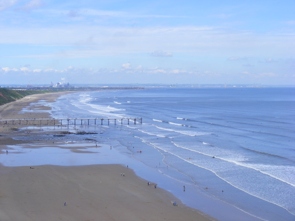 Redcar beach Redcar beach and steelworks Sludge G Flickr