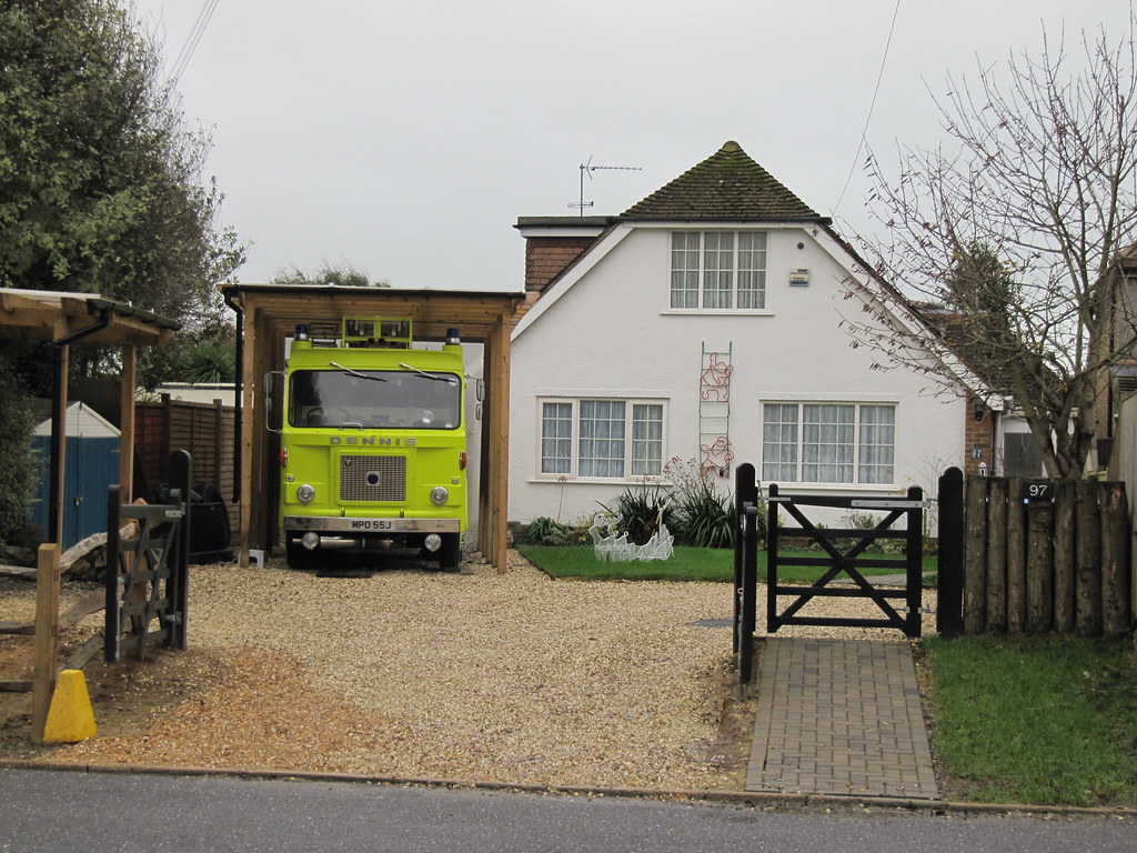 "Dennis" the yellow fire truck North Lane, East Preston, W… Flickr