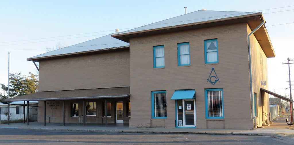 Post Office 88043 and Masonic Lodge (Hurley, New Mexico) Flickr