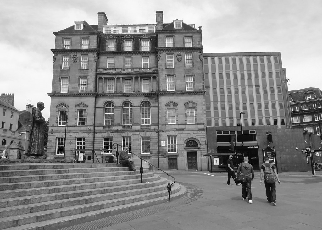 Basil Hume Statue, Newcastle upon Tyne Peter Hughes Flickr