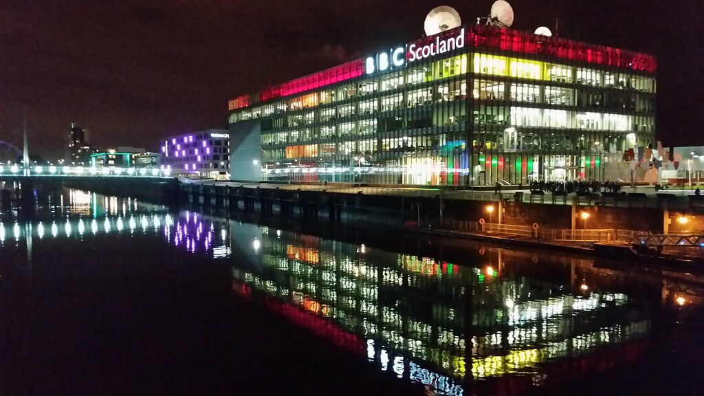 BBC Scotland 40 Pacific Quay, Glasgow G51 1DA Michel Curi Flickr