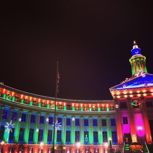 Christmas Lights at denver Civic Center Park colorado Flickr
