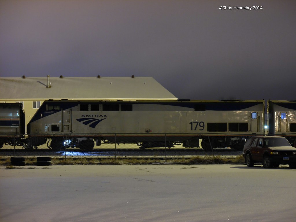Amtrak's eastbound Empire Builder in BNSF's Fargo Yard on … Flickr