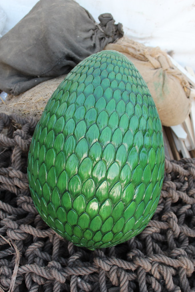 Large fiberglass dragon egg BFulk Flickr