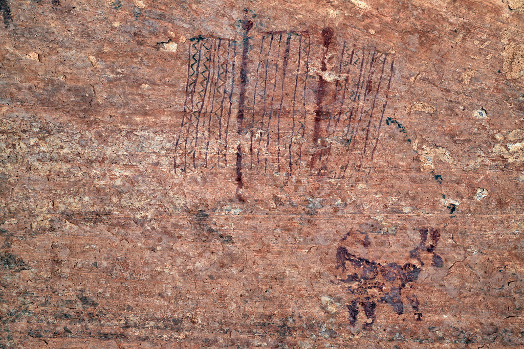 Weaver's Caves, Desert Archaic Pictographs, Garfield Count… Flickr