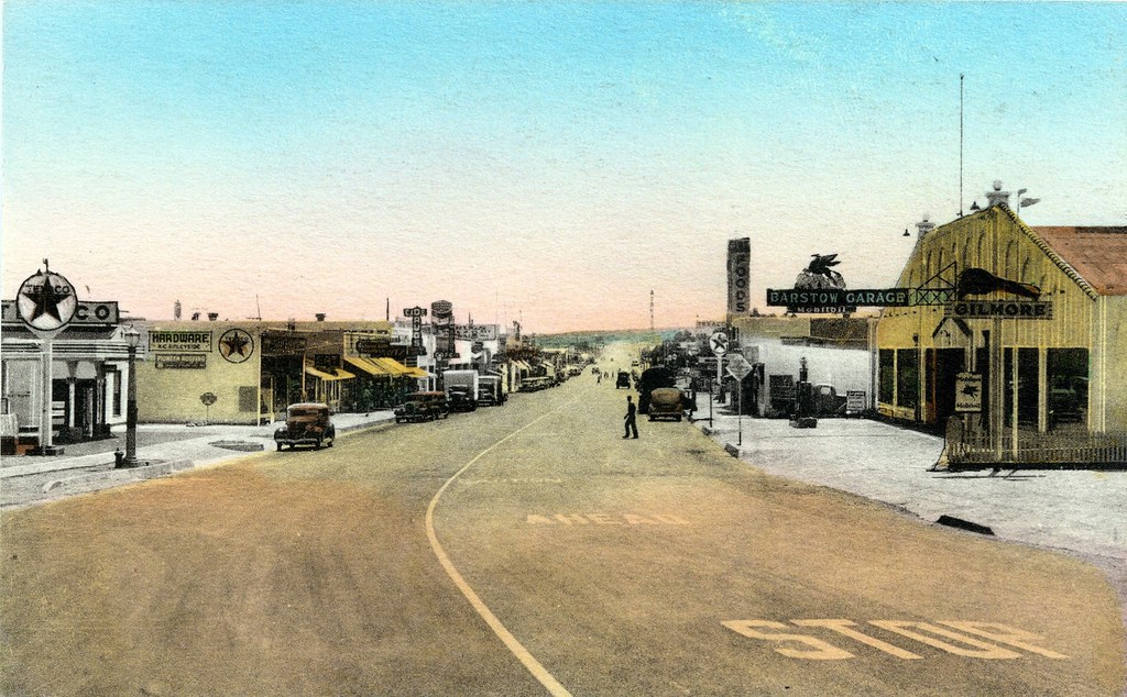CA Barstow Garage 1930s James Martin Flickr