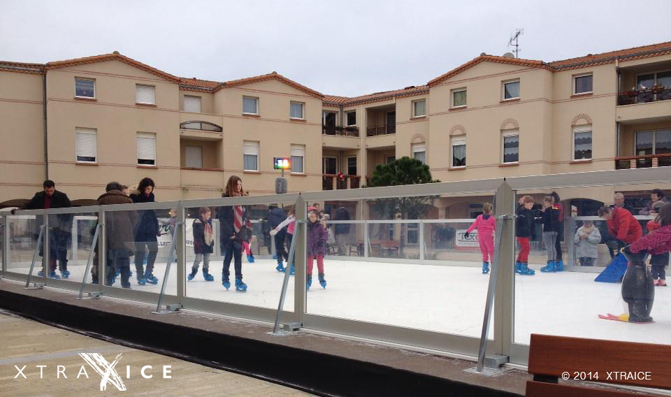 Synthetic ice rink in France New synthetic ice rink instal… Flickr