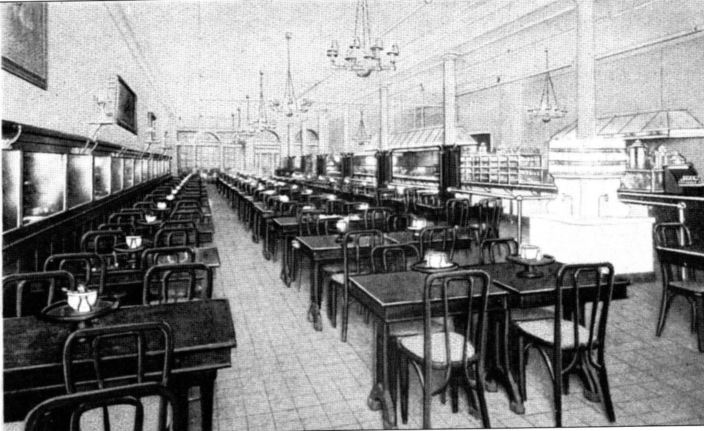 Shepherds Building Tea Room circa 1900s Providence Rhode Island