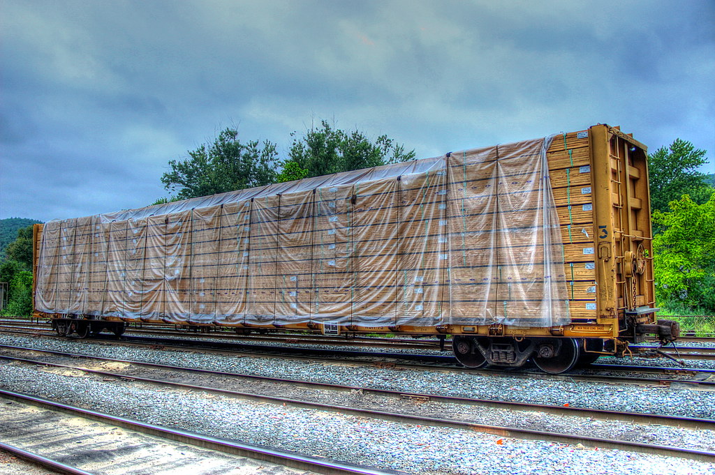 Lumber Car Taken in Palmer, Massachusetts, USA and process… Flickr