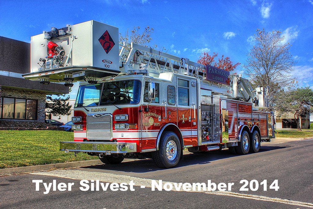 Parsons, KS FD NEW Ladder 1 Parsons, KS Fire Department's … Flickr