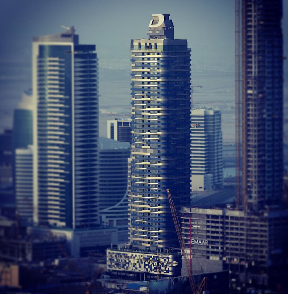 Sunrise shining on new construction projects in downtownd… Flickr